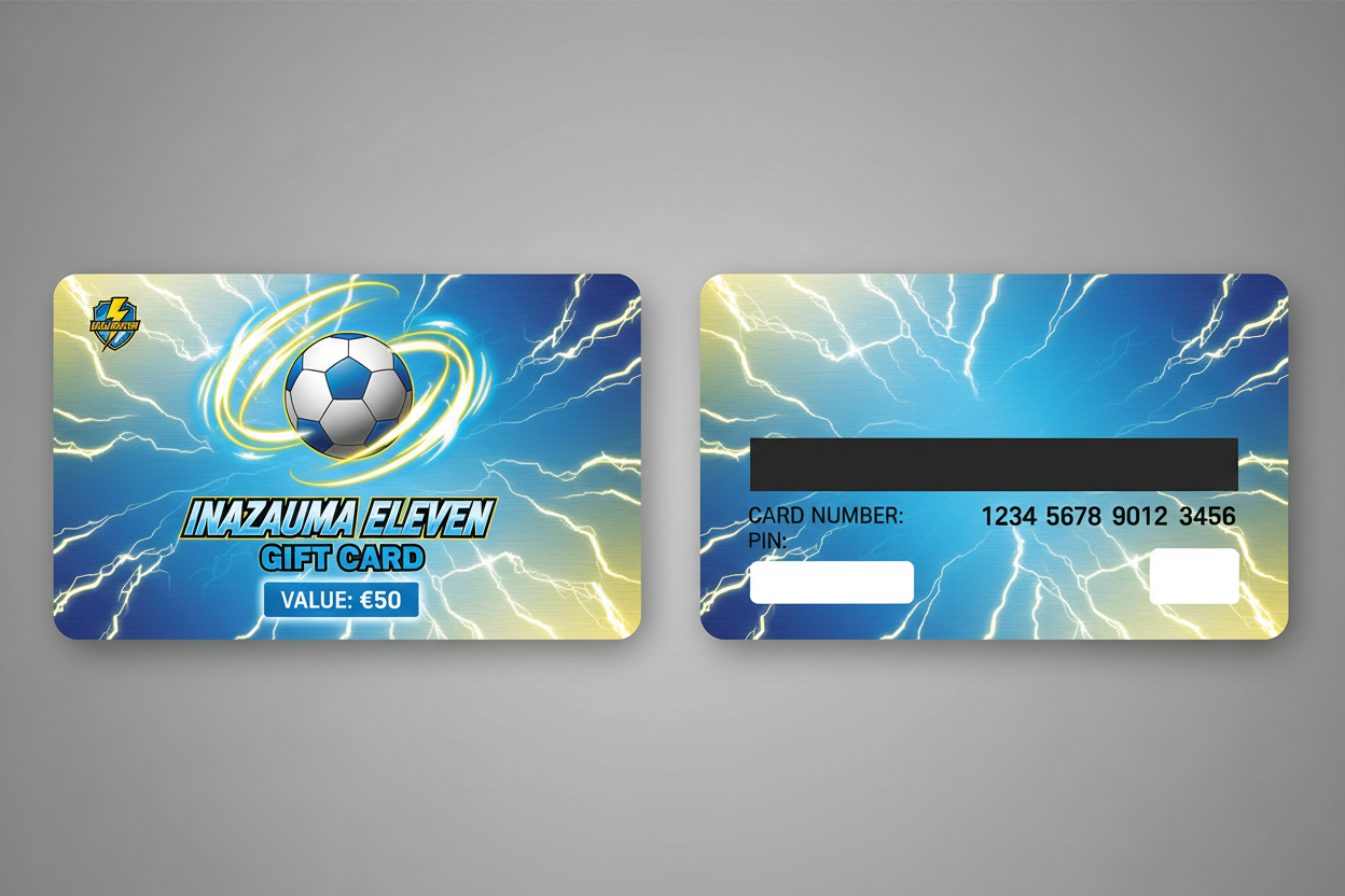 Tarjetas Regalo Oficiales Inazuma Eleven