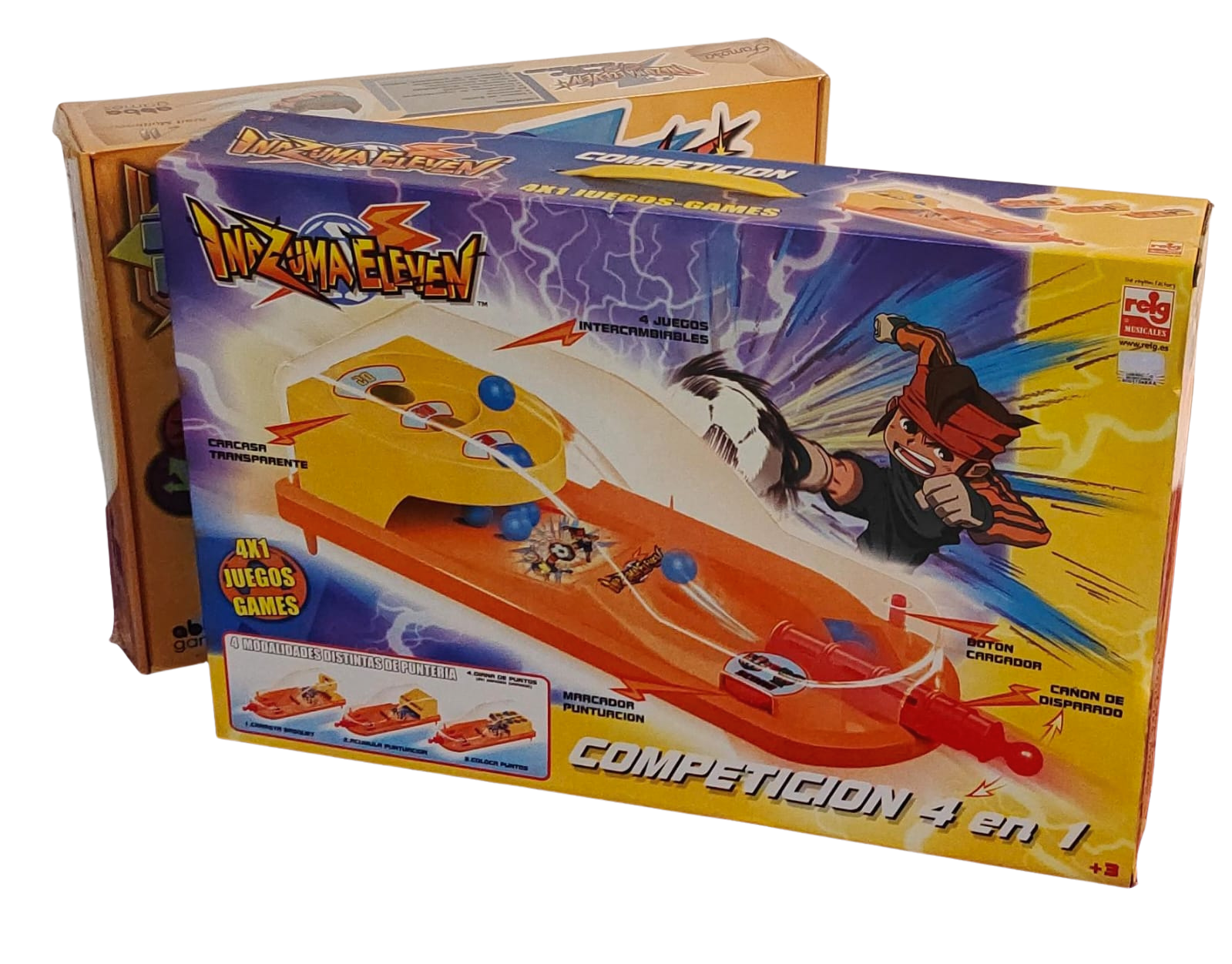 Juego de mesa Inazuma Eleven Competición 4 en 1 (Reig)